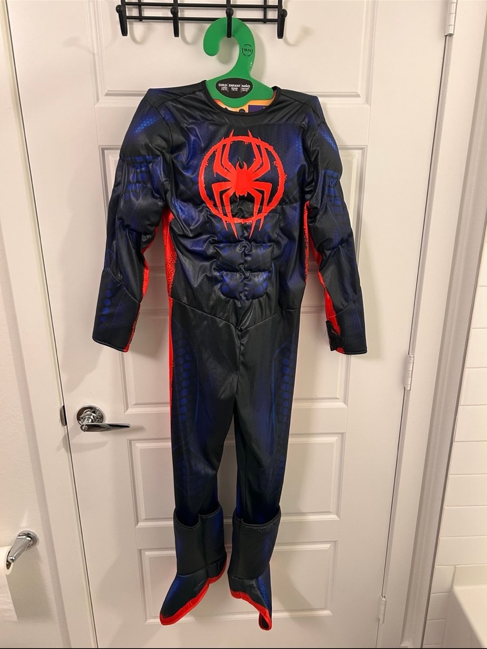 Spider Hero Muscular Kids Costume - Black & Red